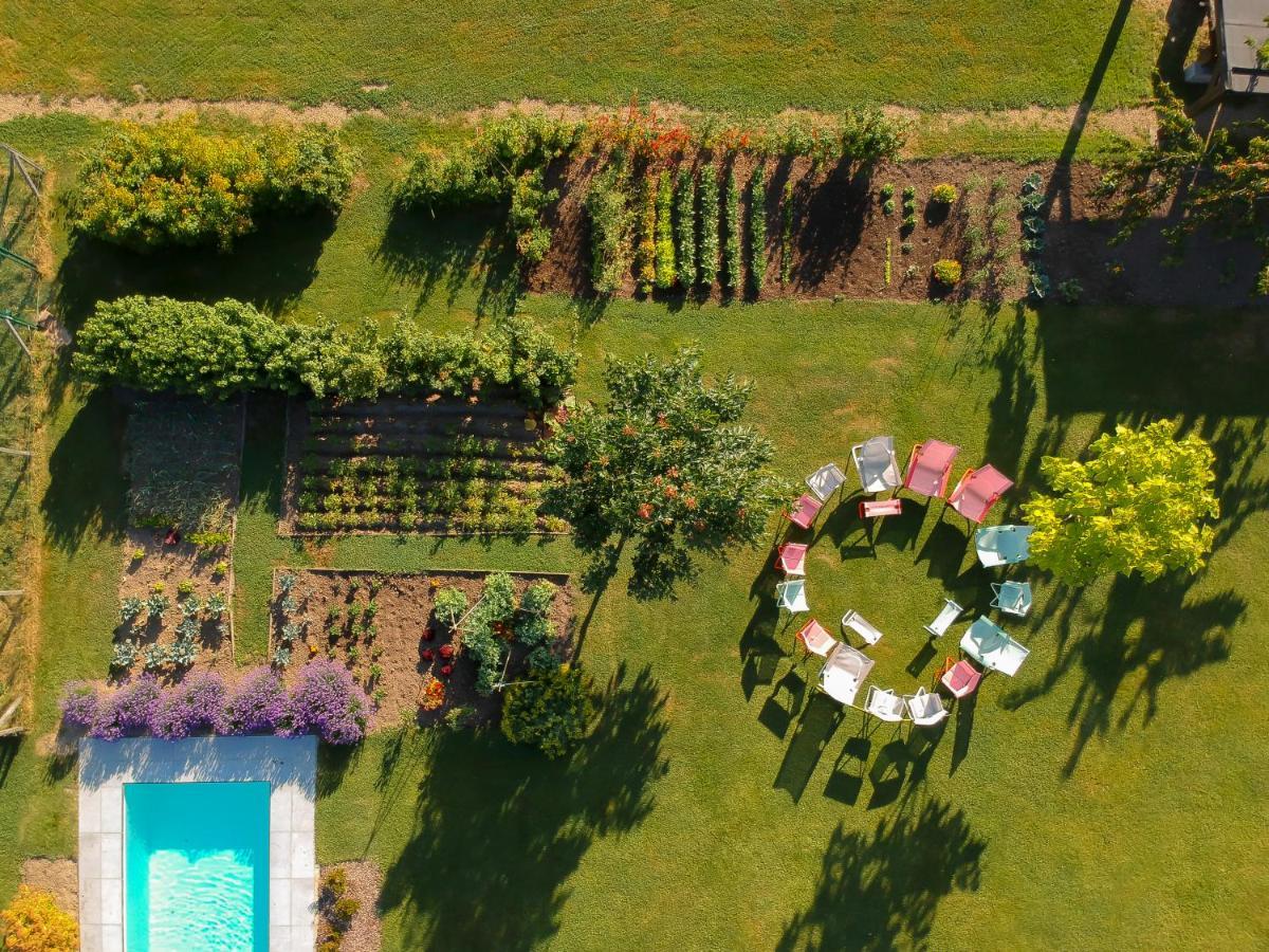 Villa Le Champ Du Coq Gesves Esterno foto